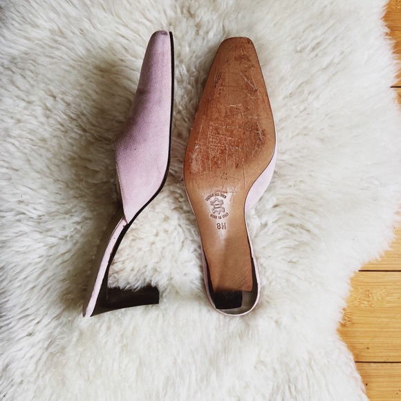 J.Crew Suede Kitten Heel Mules - Picture 2 of 9